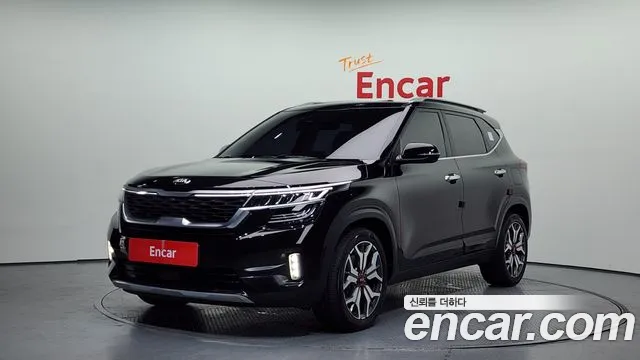 Kia Seltos 2020 Черный из Кореи