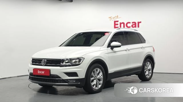 Volkswagen Tiguan second Generation 2020 Белый из Кореи