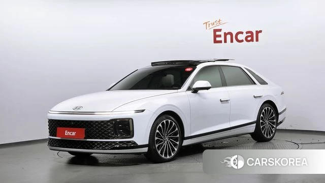Hyundai Grandeur Hybrid (GN7) 2023 Белый из Кореи