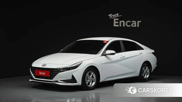 Hyundai Avante (CN7) 2023 Белый из Кореи