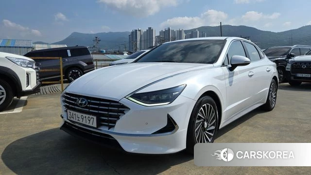 Hyundai Sonata Hybrid (DN8) 2020 Белый из Кореи