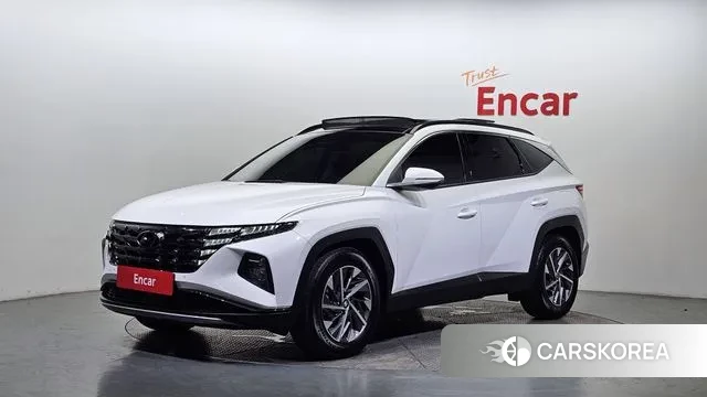 Hyundai Tucson Hybrid (NX4) 2023 Белый из Кореи