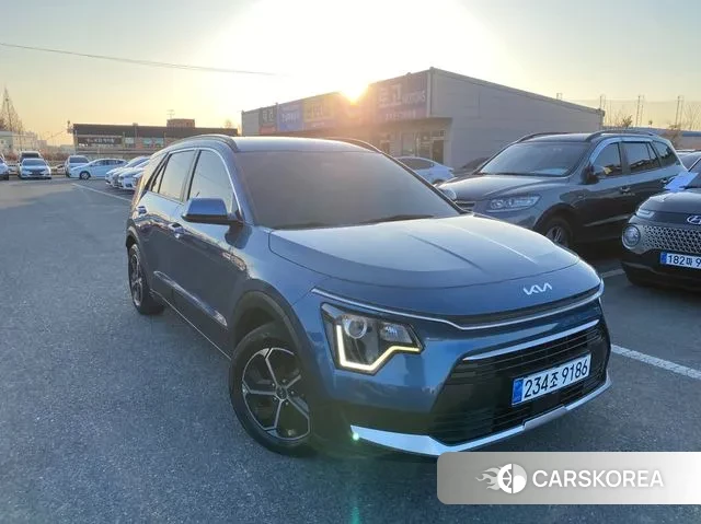 Kia Di Ol Nu Niro 2022 Синий нефрит из Кореи