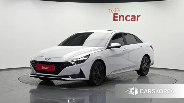 Hyundai Avante (CN7) 2022 Белый из Кореи