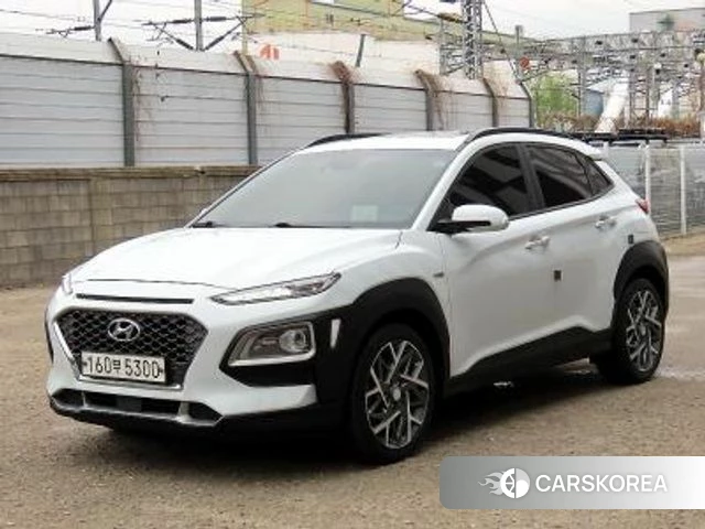 Hyundai Kona Hybrid 2019 Белый из Кореи