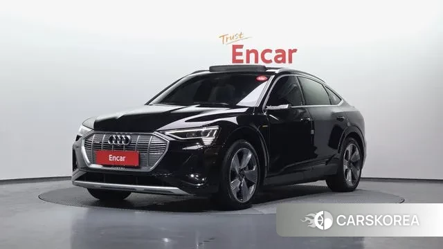 Audi e-Tron 2021 Черный из Кореи