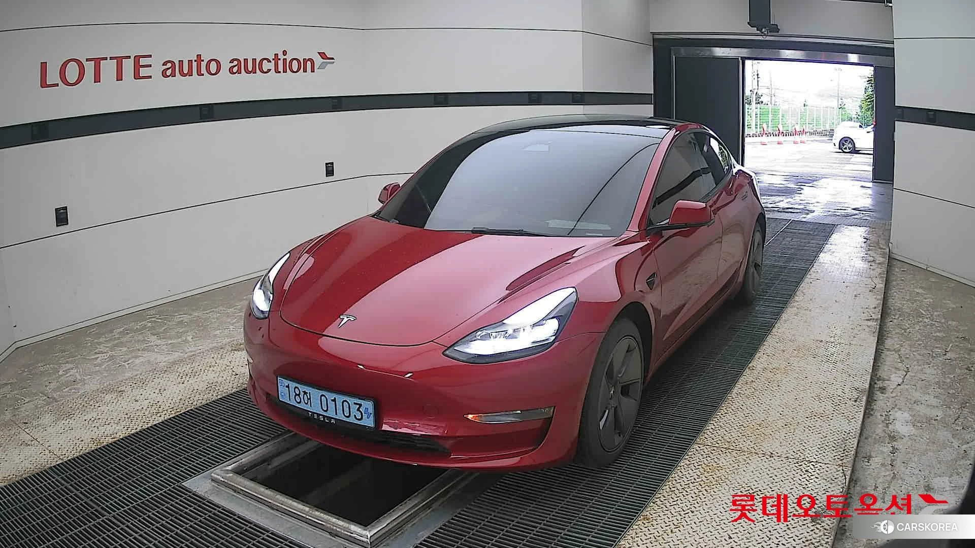 Tesla Model 3 Long Range 2022 Red Multi-coat из Кореи