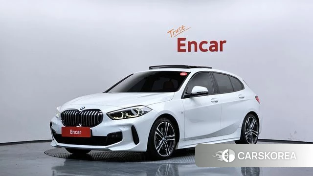BMW 1 Series (F40) 2021 Белый из Кореи