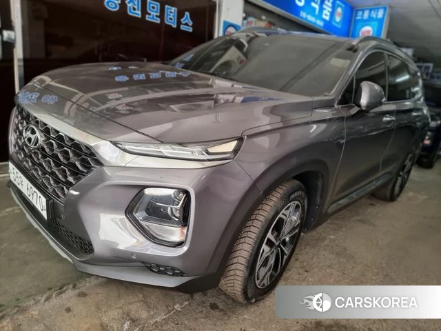 Hyundai Santa Fe TM 2018 Серый из Кореи