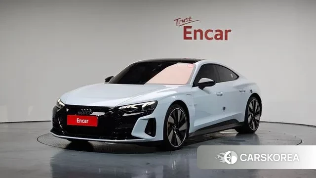 Audi e-Tron GT 2022 Светло-серебряный цвет из Кореи