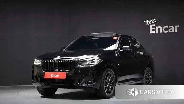 BMW X4 (G02) 2024 Черный из Кореи