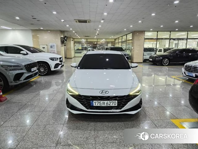 Hyundai Avante (CN7) 2020 Белый из Кореи