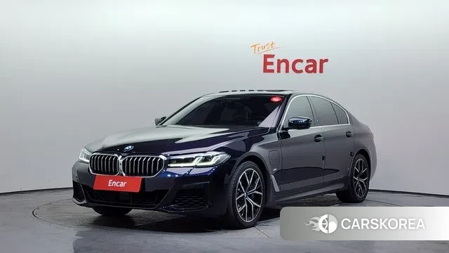 BMW 5 Series (G30) 2021 Синий из Кореи