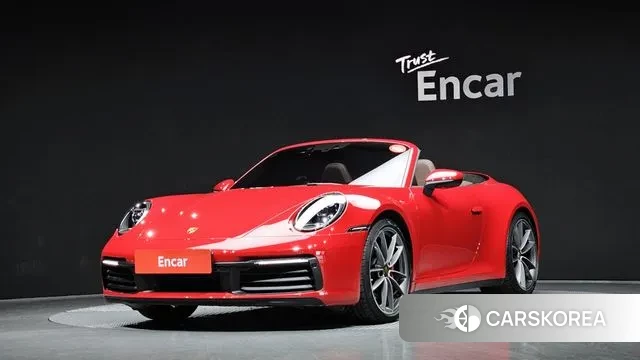 Porsche 911(992) 2021 Красный из Кореи