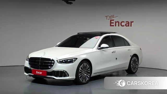 Mercedes-Benz S-Class W223 2023 Белый из Кореи