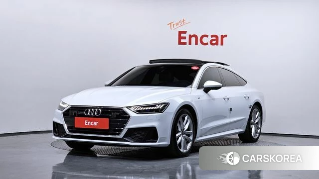 Audi A7 (4K) 2022 Белый из Кореи