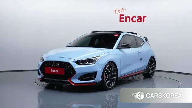 Hyundai Veloster (JS) 2021 Небесно-голубой из Кореи