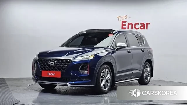 Hyundai Santa Fe TM 2020 Синий из Кореи