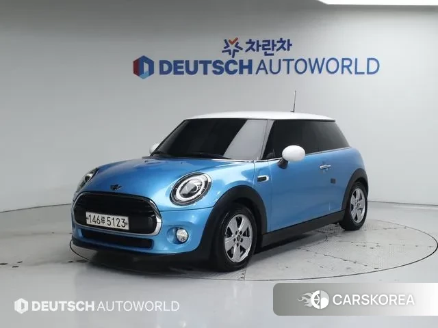 Mini Cooper 2018 Синий из Кореи