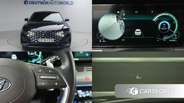 Hyundai The New Grandeur IG Hybrid 2021 Черный из Кореи
