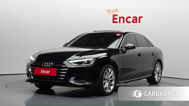 Audi A4 (B9) 2023 Черный из Кореи