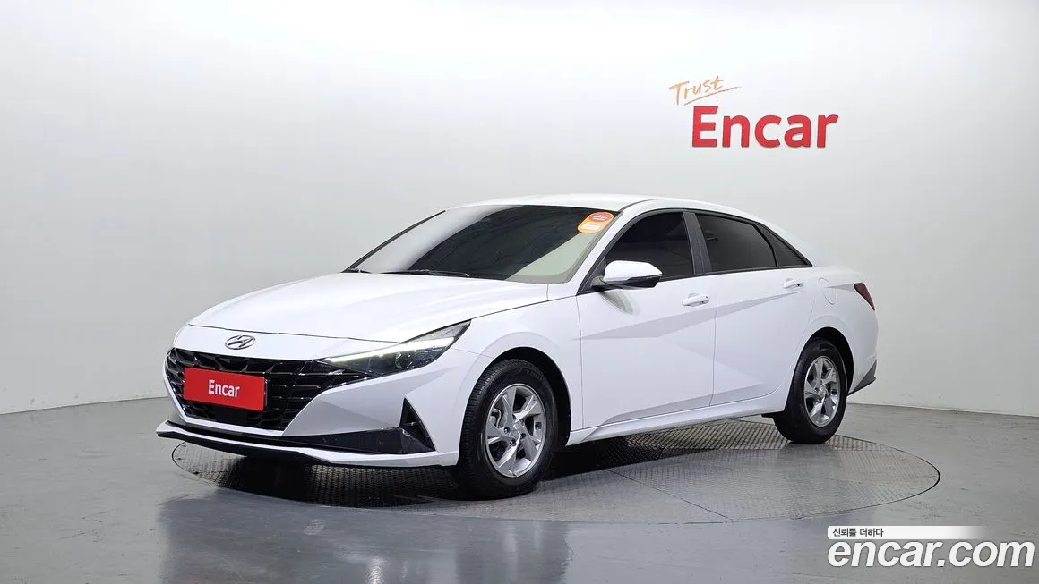 Hyundai Avante (CN7) 2022 Белый из Кореи