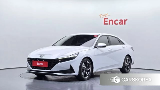 Hyundai Avante (CN7) 2022 Белый из Кореи
