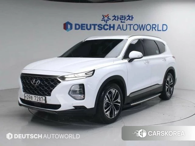 Hyundai Santa Fe TM 2018 Белый из Кореи