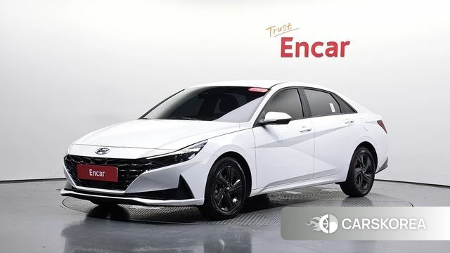 Hyundai Avante (CN7) 2022 Белый из Кореи