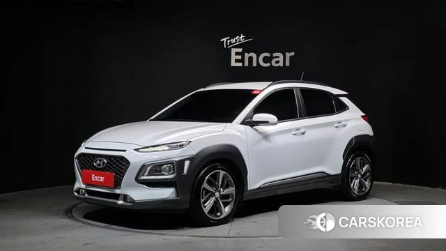 Hyundai Kona 2018 Белый из Кореи