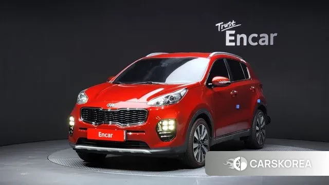 Kia Sportage 4th Generation 2018 Красный из Кореи