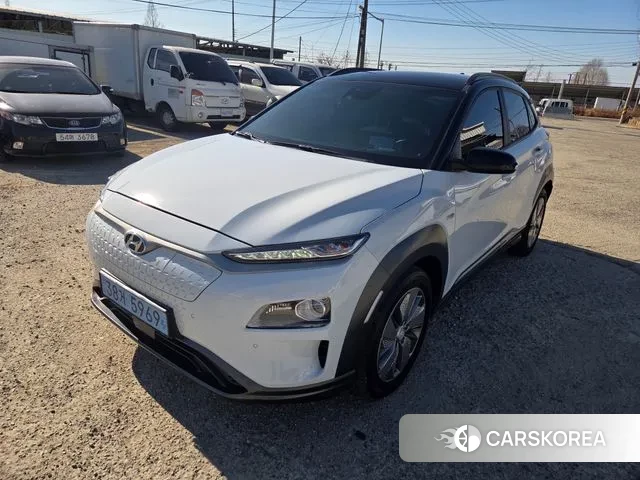 Hyundai Kona Electric 2019 Белый из Кореи
