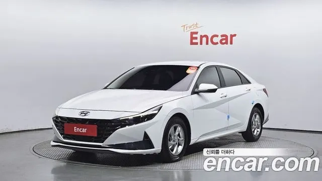 Hyundai Avante (CN7) 2020 Белый из Кореи