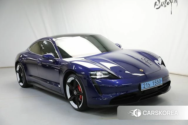 Porsche Taycan 2021 Синий из Кореи