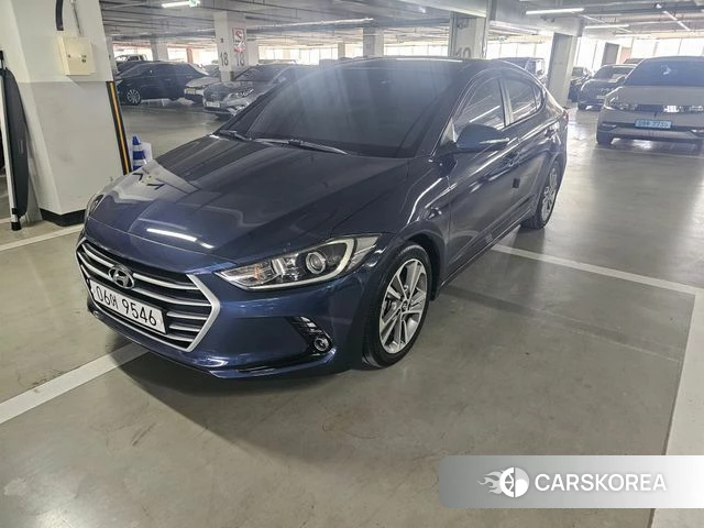 Hyundai Avante AD 2018 Синий из Кореи