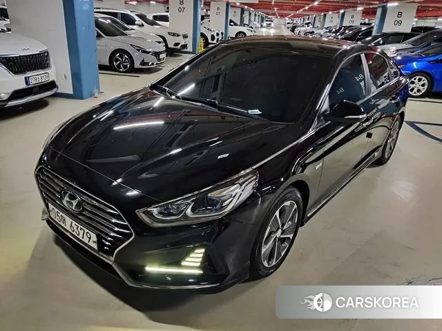 Hyundai Sonata New Rise Hybrid 2018 Черный из Кореи