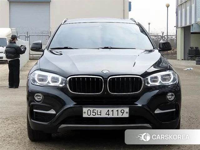 BMW X6 (F16) 2019 Черный из Кореи