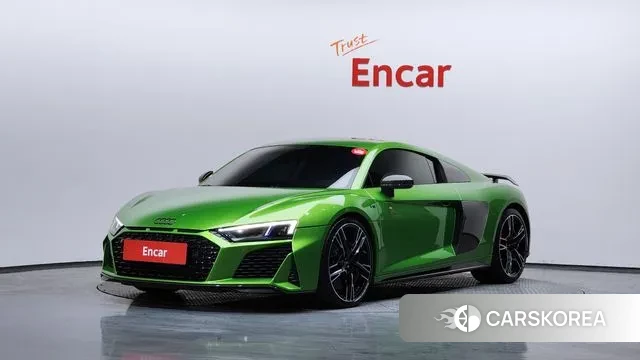 Audi R8 (4S) 2022 Зеленый из Кореи