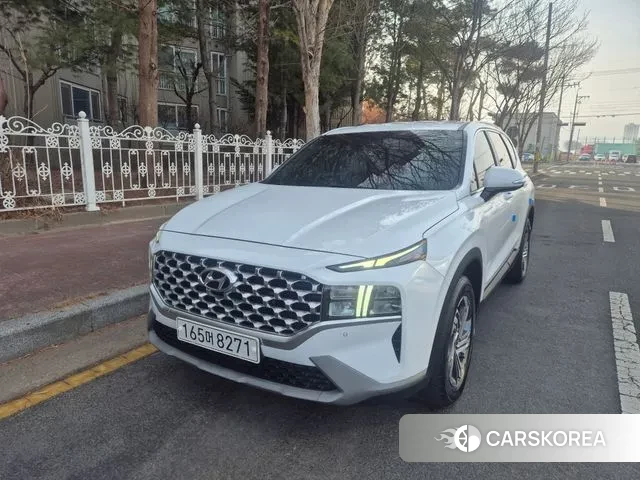 Hyundai The New Santa Fe 2021 Белый из Кореи