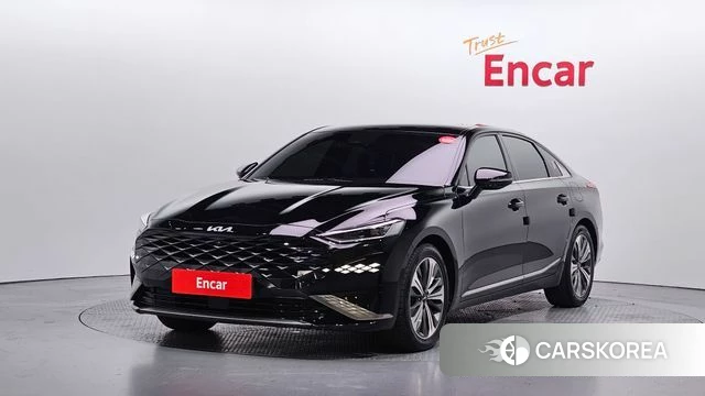 Kia K8 Hybrid 2021 Черный из Кореи