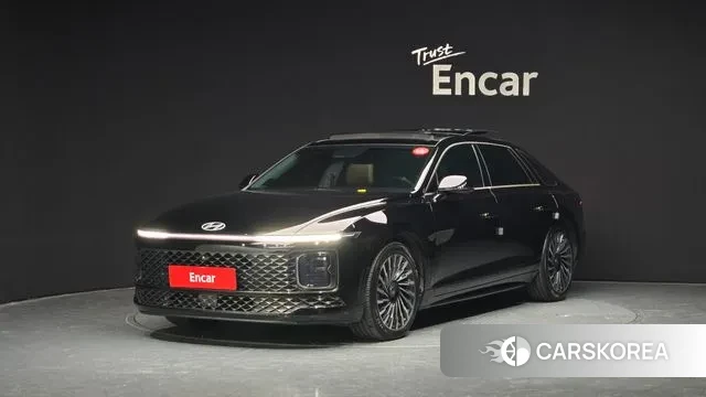 Hyundai Grandeur Hybrid (GN7) 2023 Черный из Кореи