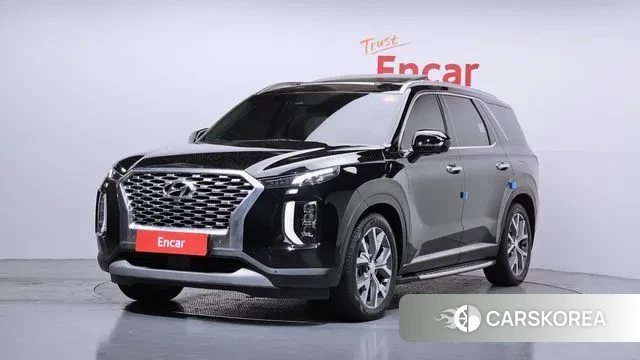 Hyundai Palisade 2021 Черный из Кореи