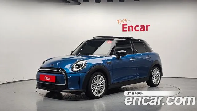 Mini Cooper 2022 Синий из Кореи