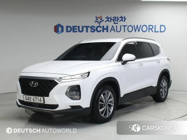 Hyundai Santa Fe TM 2019 Белый из Кореи
