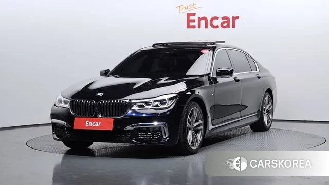 BMW 7 Series (G11) 2018 Черный из Кореи
