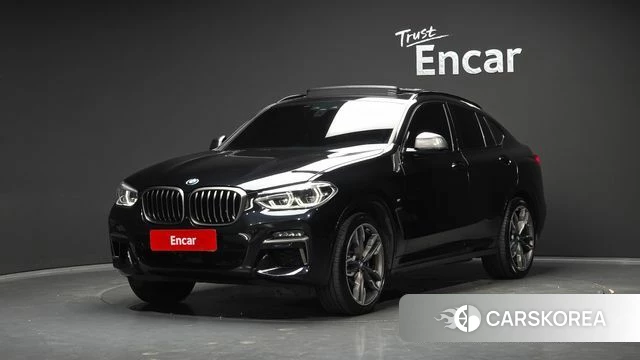 BMW X4 (G02) 2021 Черный из Кореи
