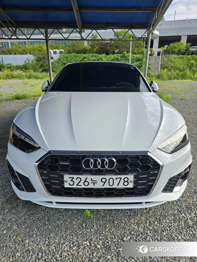 Audi A5 (F5) 2020 Белый из Кореи
