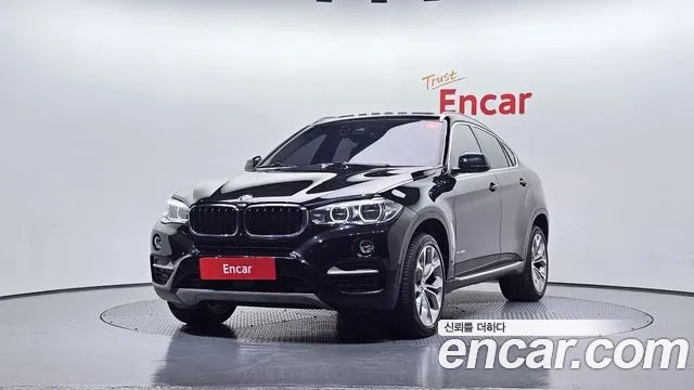 BMW X6 (F16) 2018 Черный из Кореи