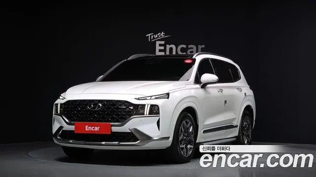 Hyundai The New Santa Fe 2023 Белый из Кореи