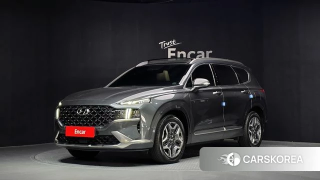 Hyundai The New Santa Fe 2023 Серый из Кореи